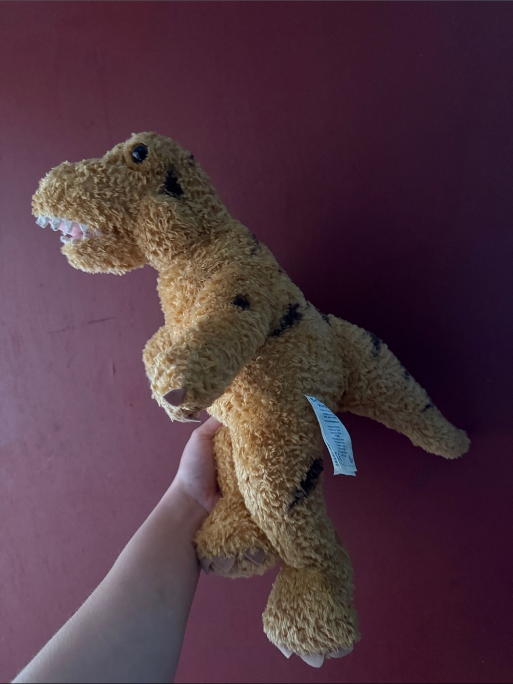 Build a bear workshop Plush Dinosaur Toy - Tan T-Rex Plush